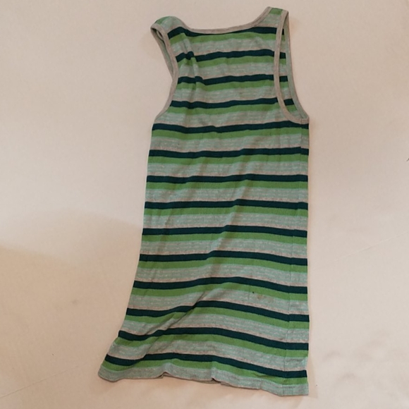 Vintage Style Green striped Old Navy Tank Top - Picture 5 of 5